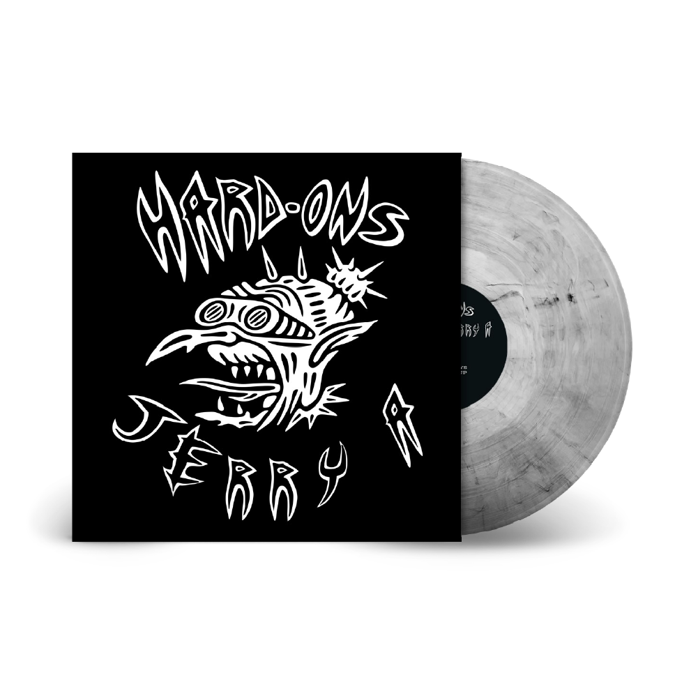 Hard-Ons/Jerry A 'Hard-Ons/Jerry A' 12" LP White with Black Marble Vinyl ***PRE-ORDER***