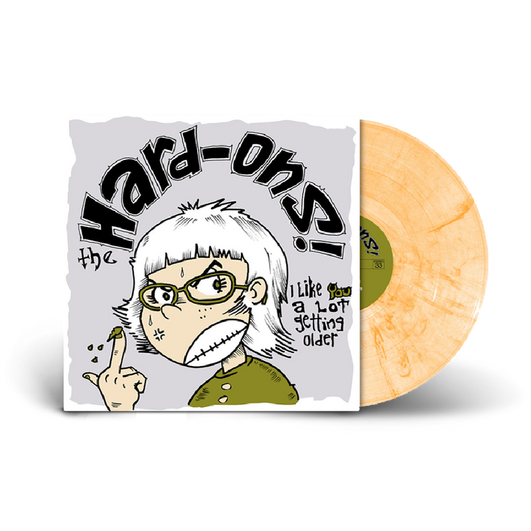Hard-Ons / I Like You A Lot Getting Older LP Limited Edition Clear with Gold Smoke Vinyl
