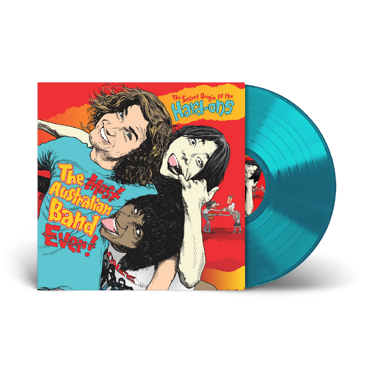Hard-Ons / The Most Australian Band Ever! LP Translucent Teal Vinyl ***PRE-ORDER***