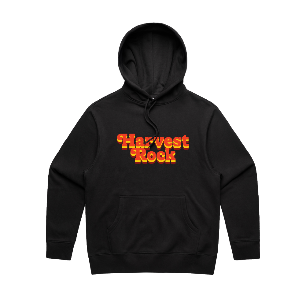 Harvest Rock / Retro Logo Black Hood