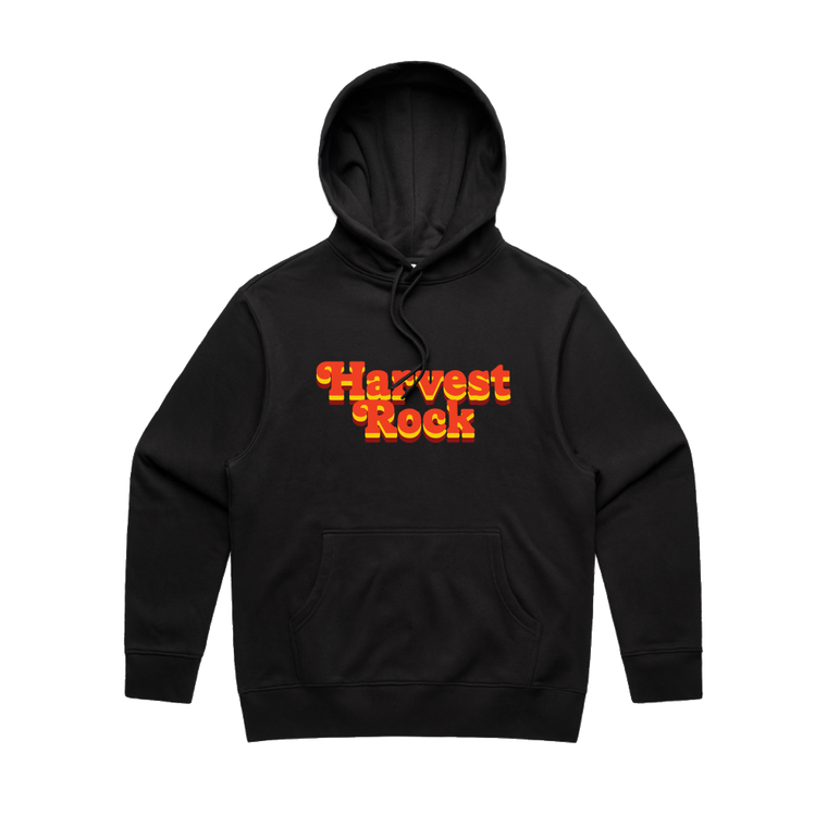 Harvest Rock / Retro Logo Black Hood