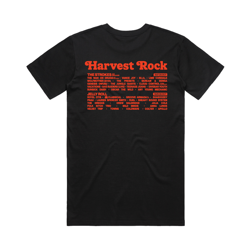 Harvest Rock / Basic Lineup Black Tee