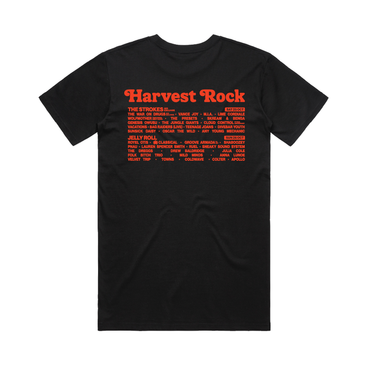 Harvest Rock / Basic Lineup Black Tee