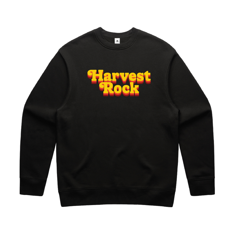 Harvest Rock / Retro Logo Black Crew
