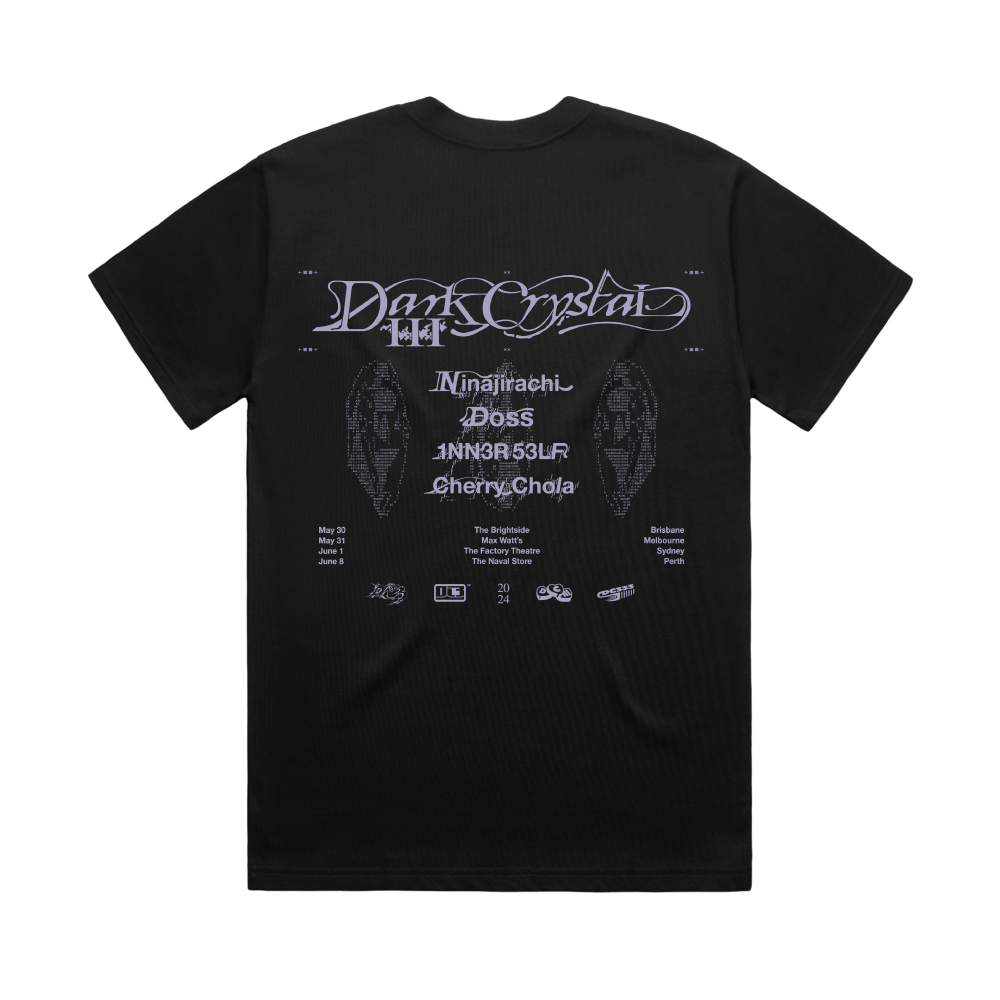 Ninajirachi / Dark Crystal Black T-shirt