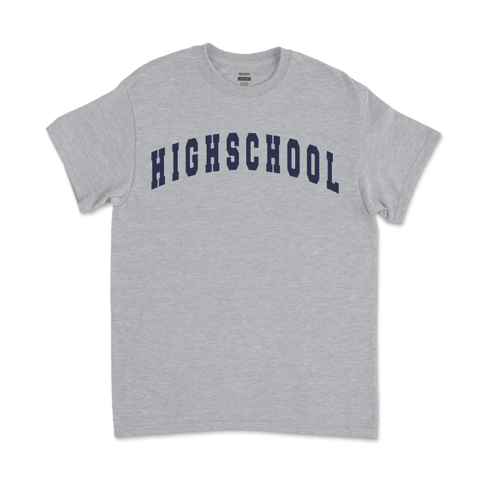 HighSchool Varsity T-Shirt Grey