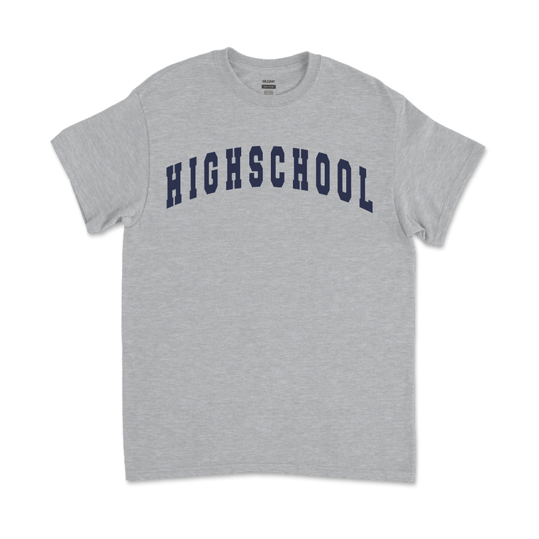 HighSchool Varsity T-Shirt Grey