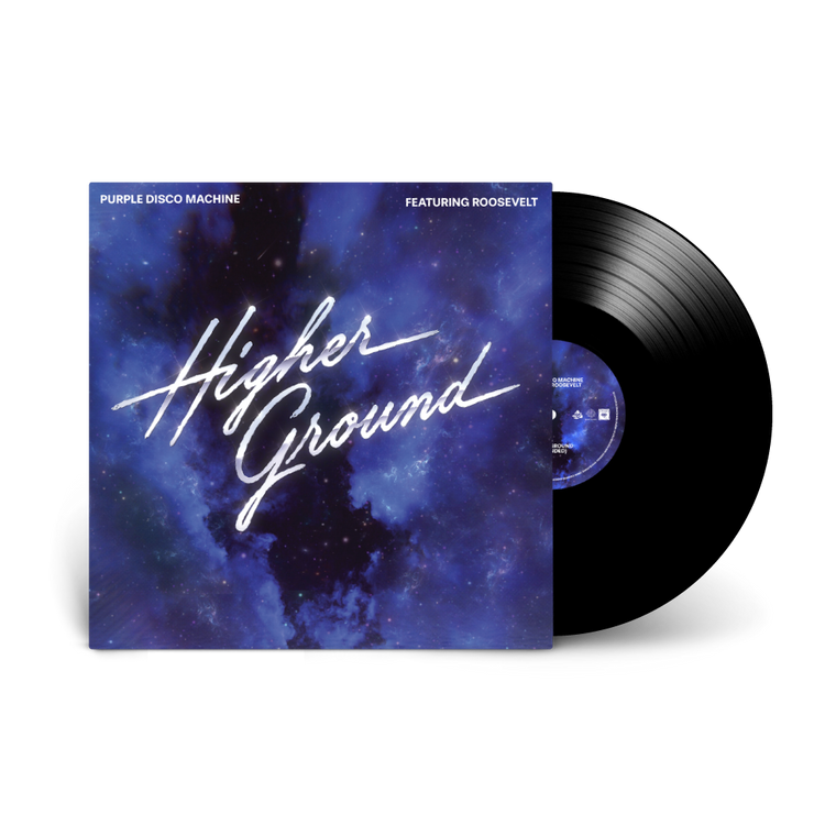 Purple Disco Machine &  Roosevelt / Higher Ground 12" Standard Black Vinyl (DAMAGED SLEEEVE)