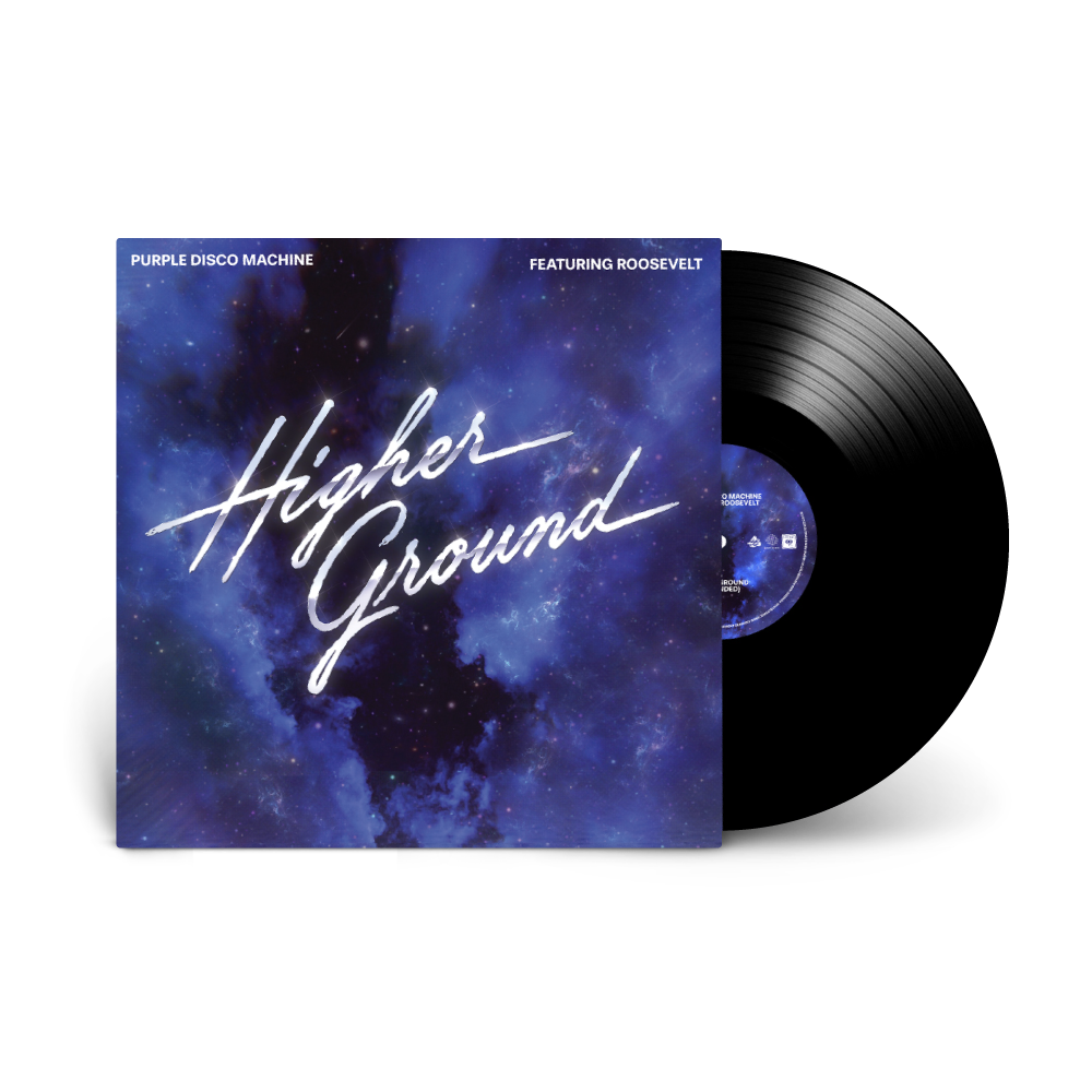 Purple Disco Machine &  Roosevelt / Higher Ground 12" Standard Black Vinyl (DAMAGED SLEEEVE)