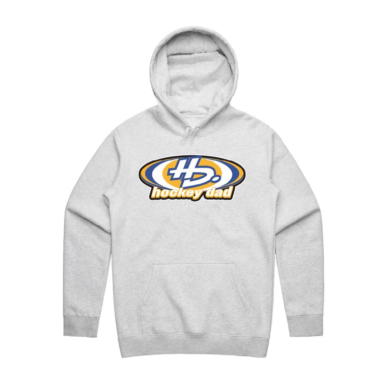 Hockey Dad / HD Logo Hoodie Ash Grey