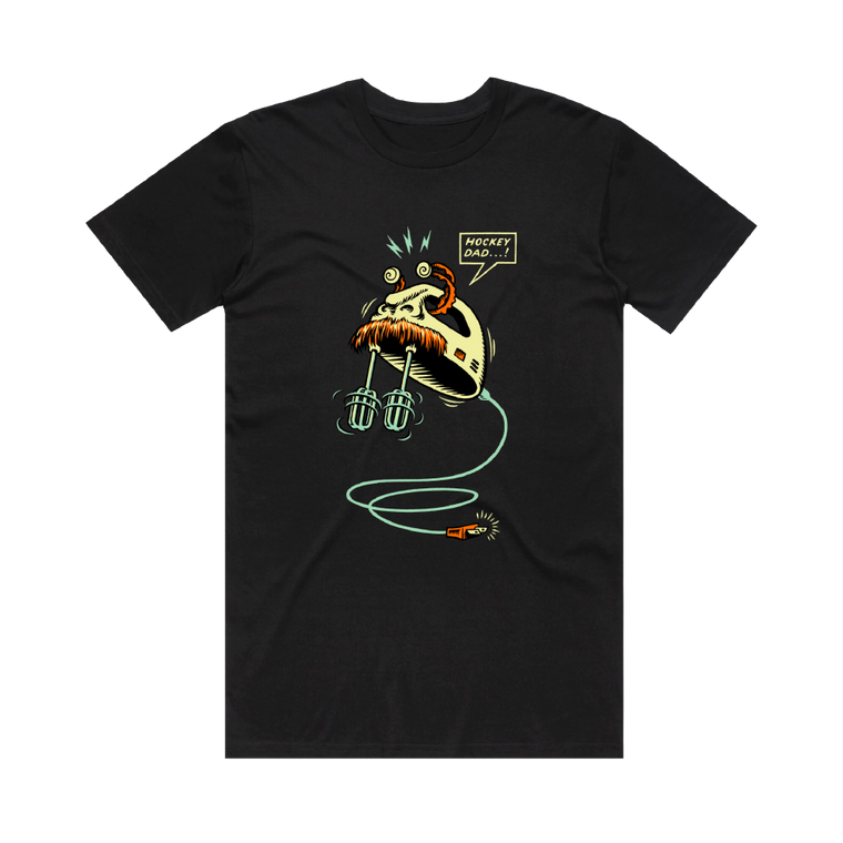 Hockey Dad / Egg Beaters T-Shirt Black