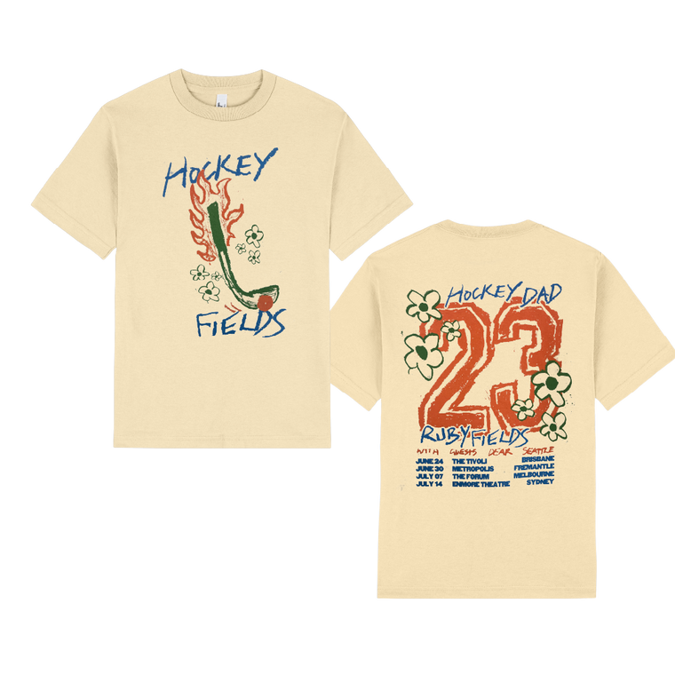 Hockey Dad / Hockey Fields 23 Tour T-Shirt Natural