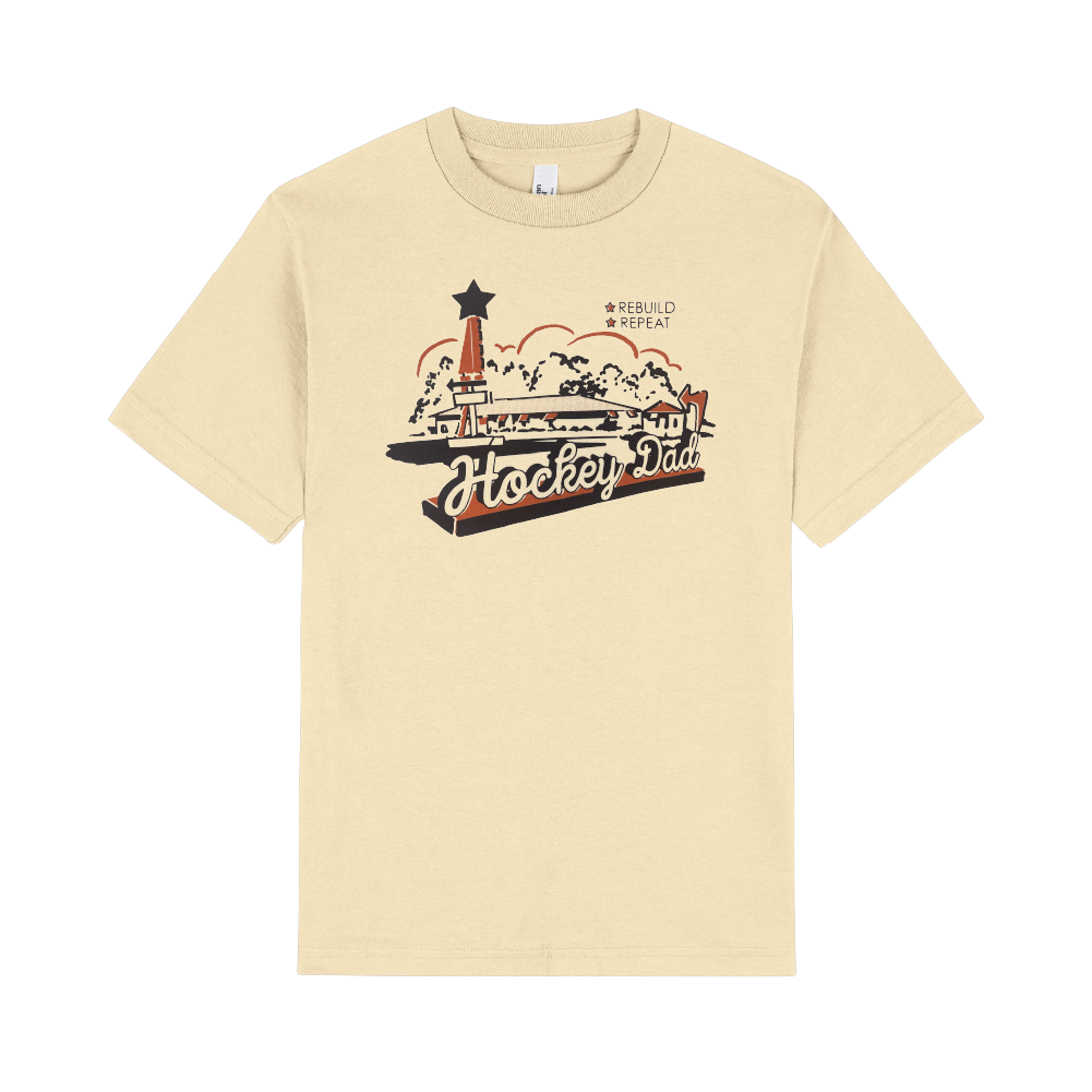 Hockey Dad Rebuild Carls Jr T Shirt Natural Sound merch au hockey-dad-rebuild-carls-jr-t-shirt-natural-sound-merch-au