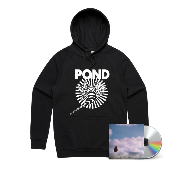 Pond / Stung! Black Hoodie & Album ***PRE-ORDER***