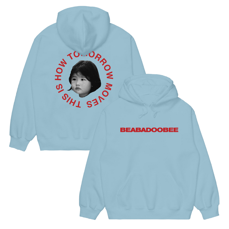 Beabadoobee / This Is How Tomorrow Moves LP Standard Red Apple & Blue Hoodie Bundle