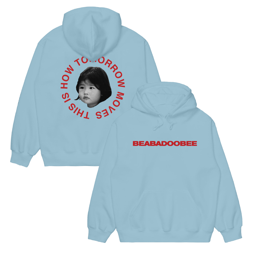 Beabadoobee / This Is How Tomorrow Moves LP Standard Red Apple & Blue Hoodie Bundle