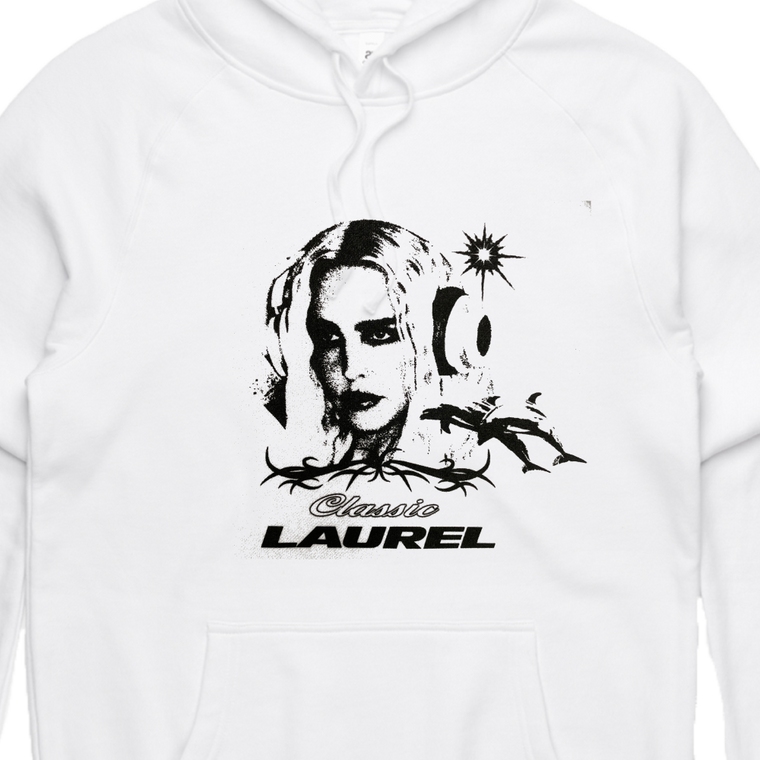 Laurel / White Hood