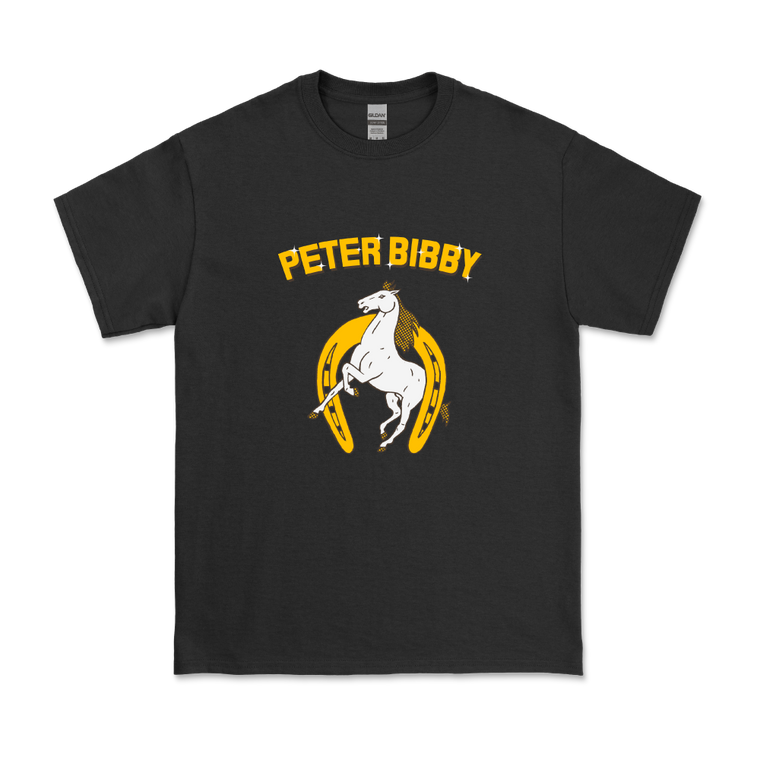 Peter Bibby / Horse Black T-Shirt