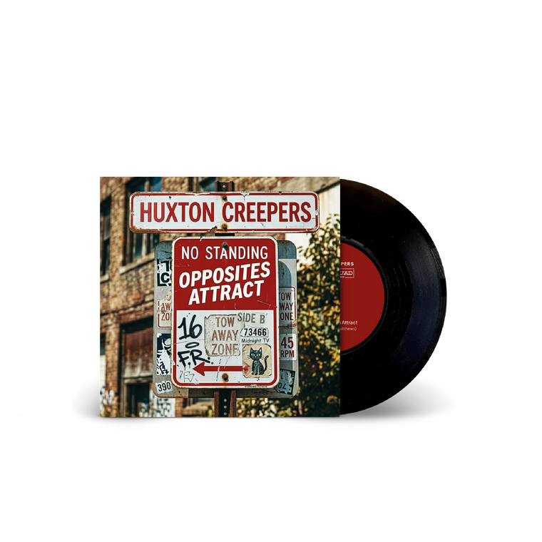 Huxton Creepers / Opposites Attract 7" Black Vinyl ***PRE-ORDER***