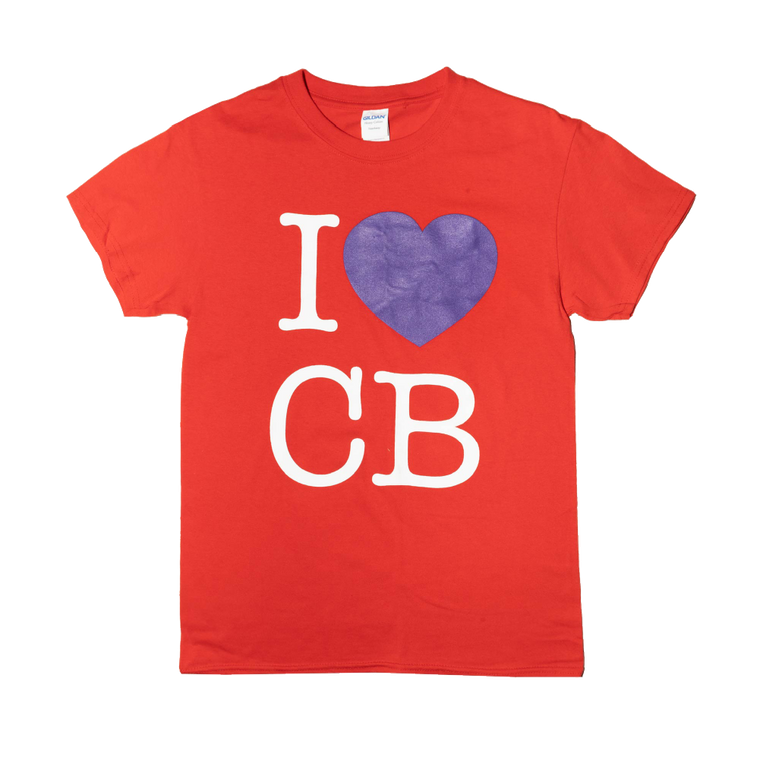 Courtney Barnett / 'I Luv CB' Red T Shirt
