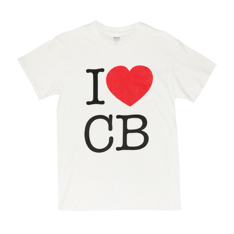 Courtney Barnett / 'I Luv CB'  White T Shirt