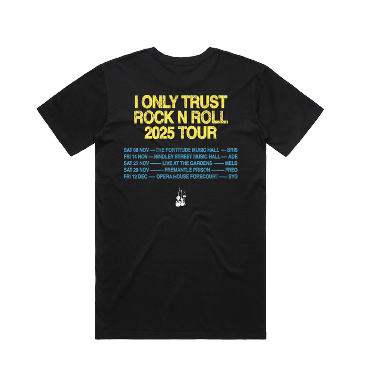 The Living End / I Only Trust Rock N Roll Tour Black Tee