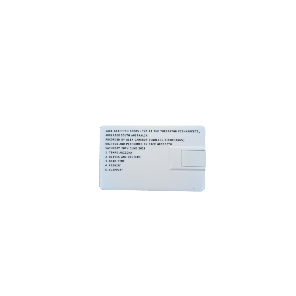 Jack Griffith 'Demos Live at the Thebarton Fish Markets' Business Card USB