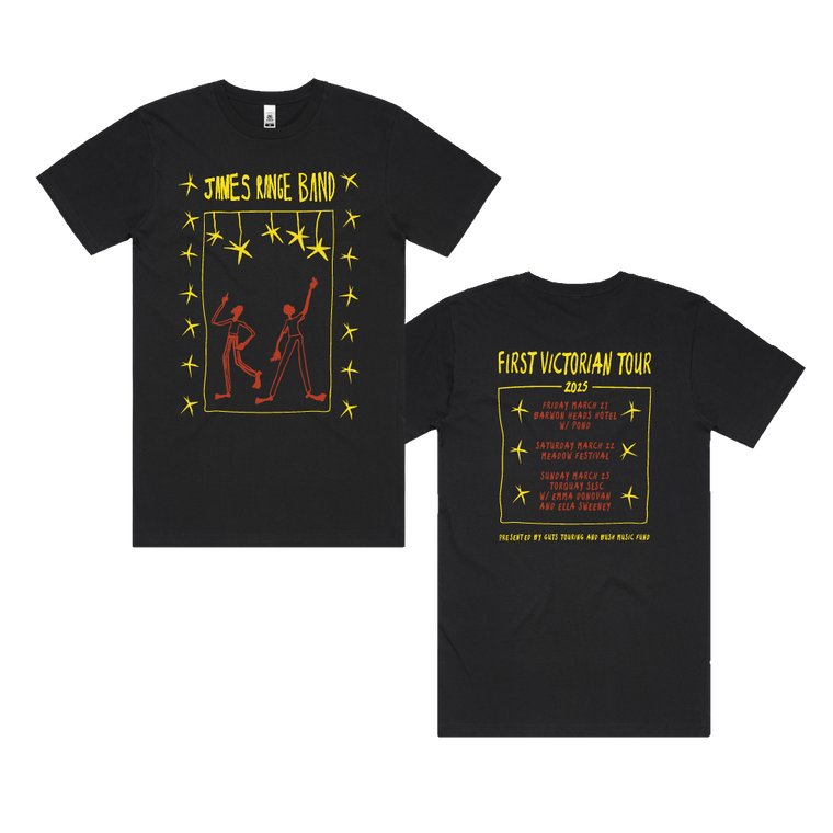 James Range Band / First Victorian Tour Black T-Shirt