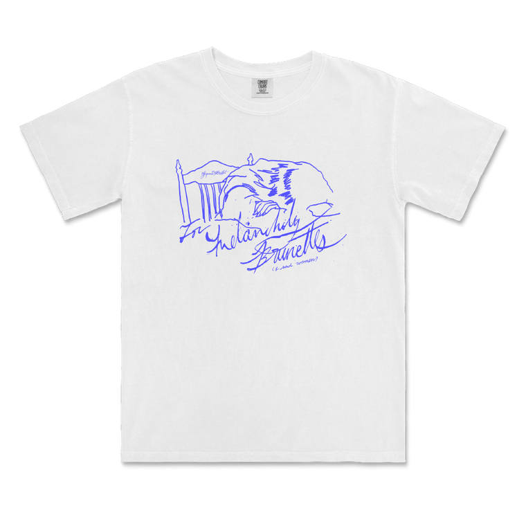 Japanese Breakfast / Blue Woman White T-Shirt