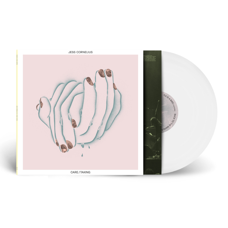 Jess Cornelius / CARE/TAKING LP Oblivion White Vinyl & T-Shirt Bundle ***PRE-ORDER***