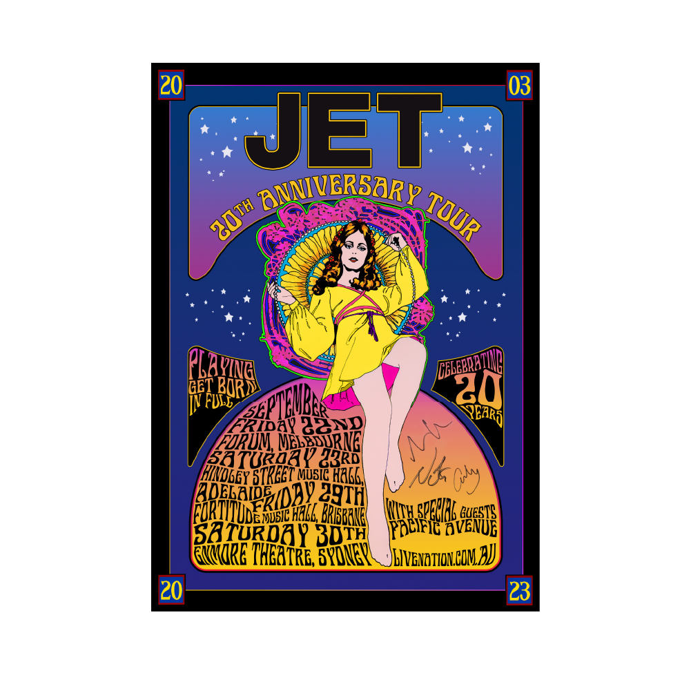 Jet / Signed 20th Anniversary Poster