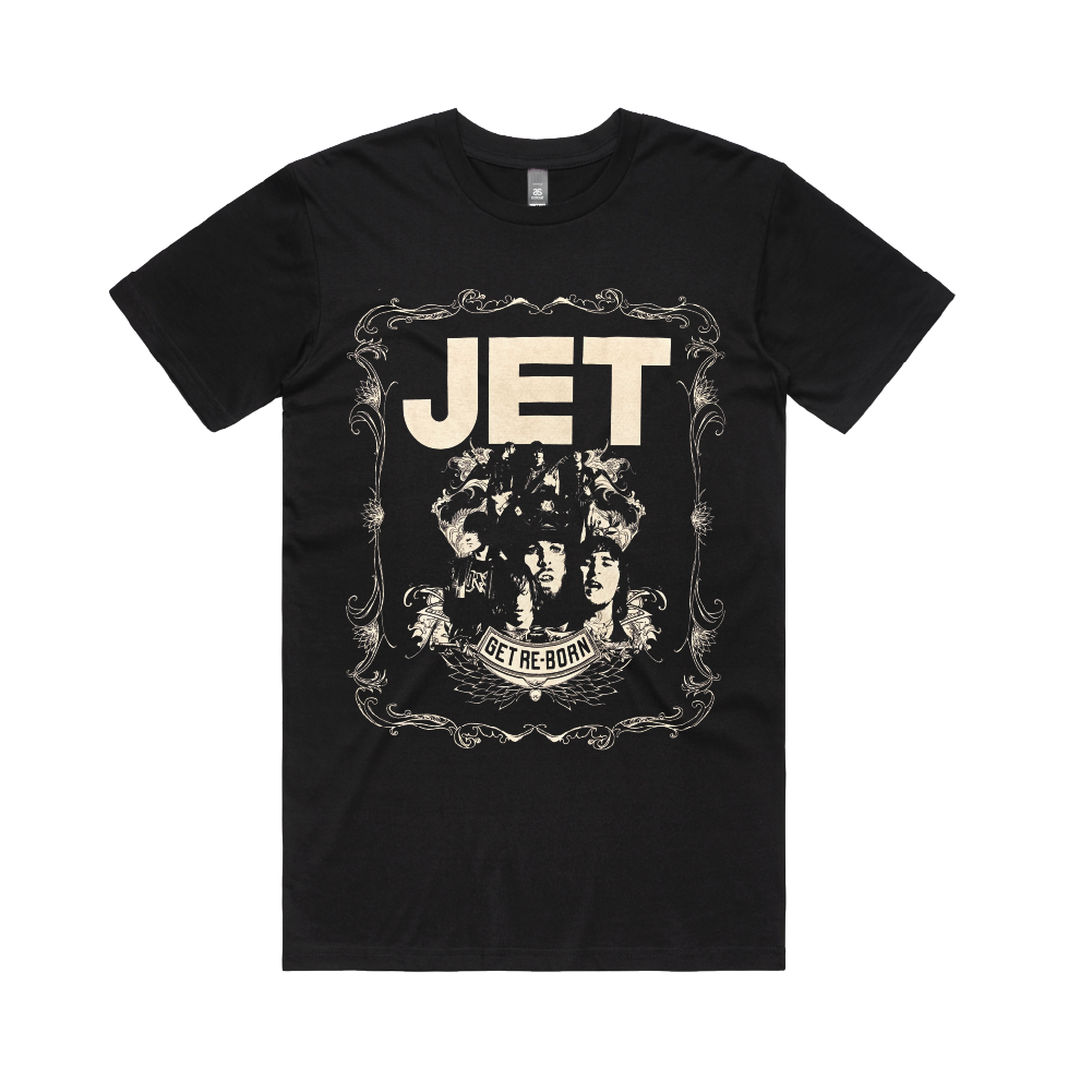 Jet / Get Reborn Black Tee
