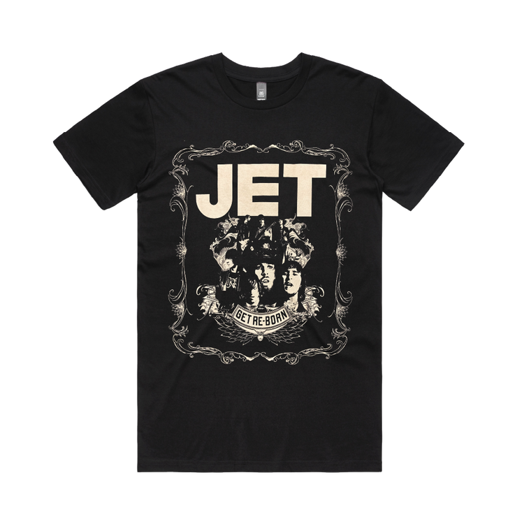 Jet / Get Reborn Black Tee