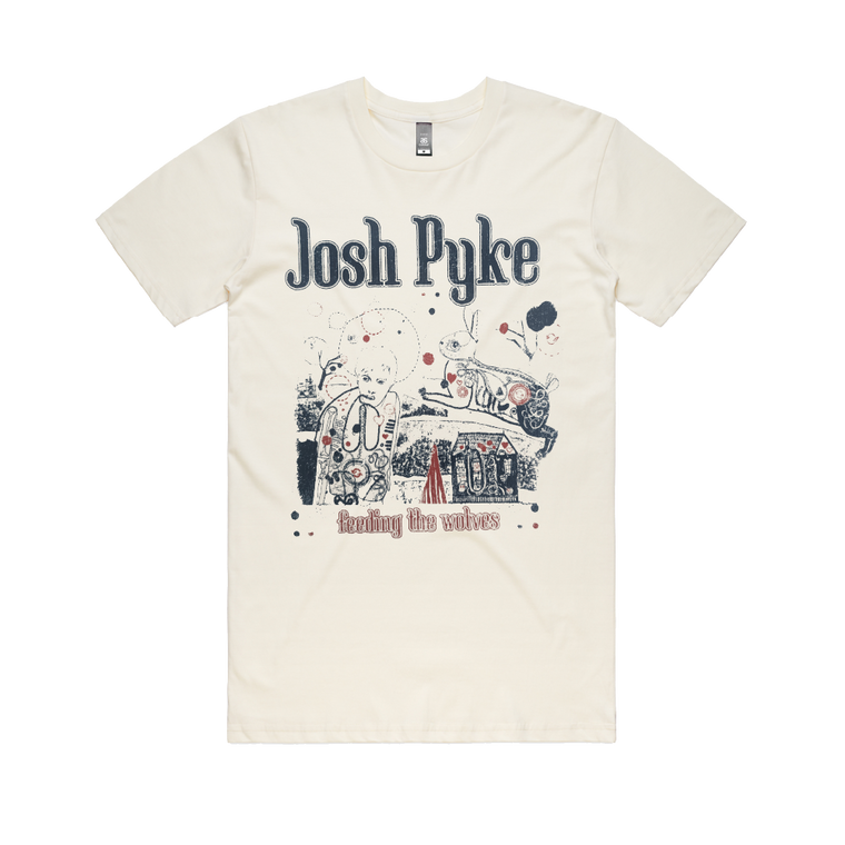 Josh Pyke / Feeding The Wolves 20th Anniversary Tour Natural T-Shirt