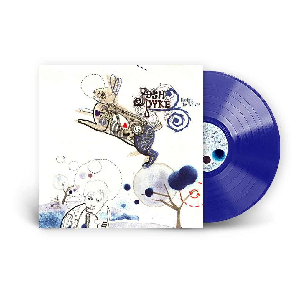 Josh Pyke / Feeding the Wolves Signed Blue Vinyl LP