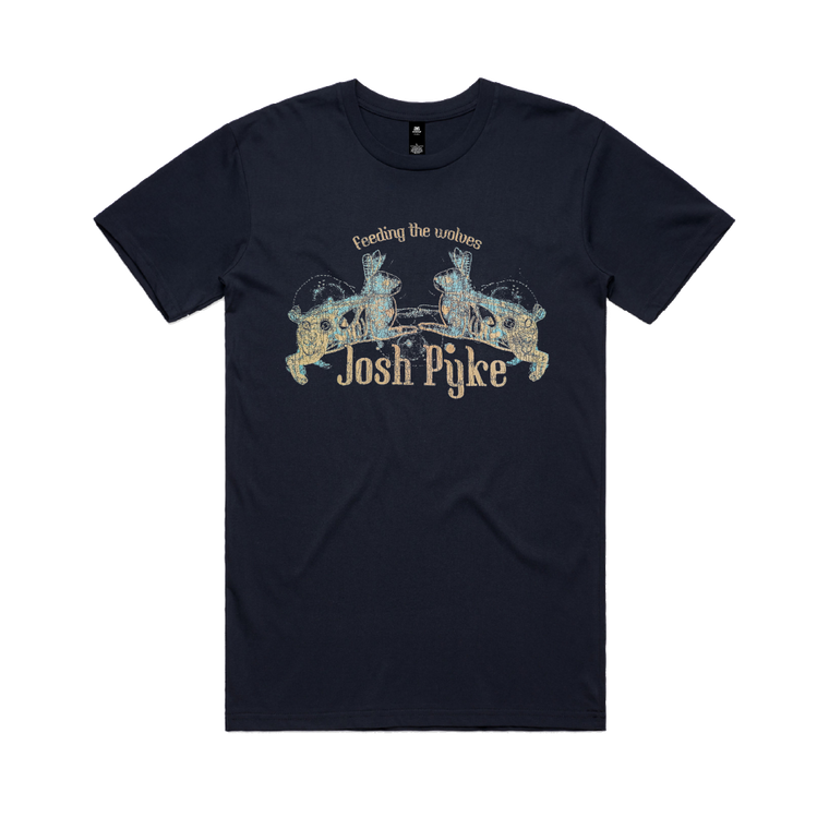 Josh Pyke / Feeding The Wolves 20th Anniversary Tour Navy T-Shirt