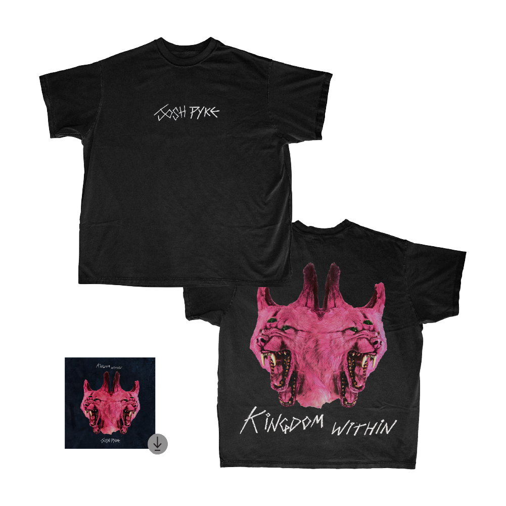 Josh Pyke / Kingdom Within Black T-Shirt & Digital Download ***PRE-ORDER***