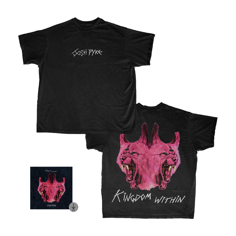 Josh Pyke / Kingdom Within Black T-Shirt & Digital Download ***PRE-ORDER***