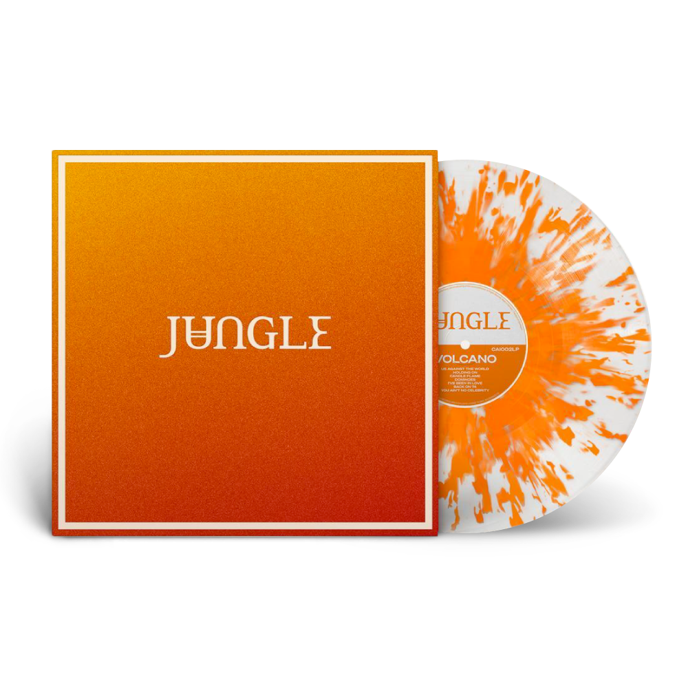 Jungle / Volcano Limited Heavy Splatter Transparent & Orange Coloured LP Vinyl