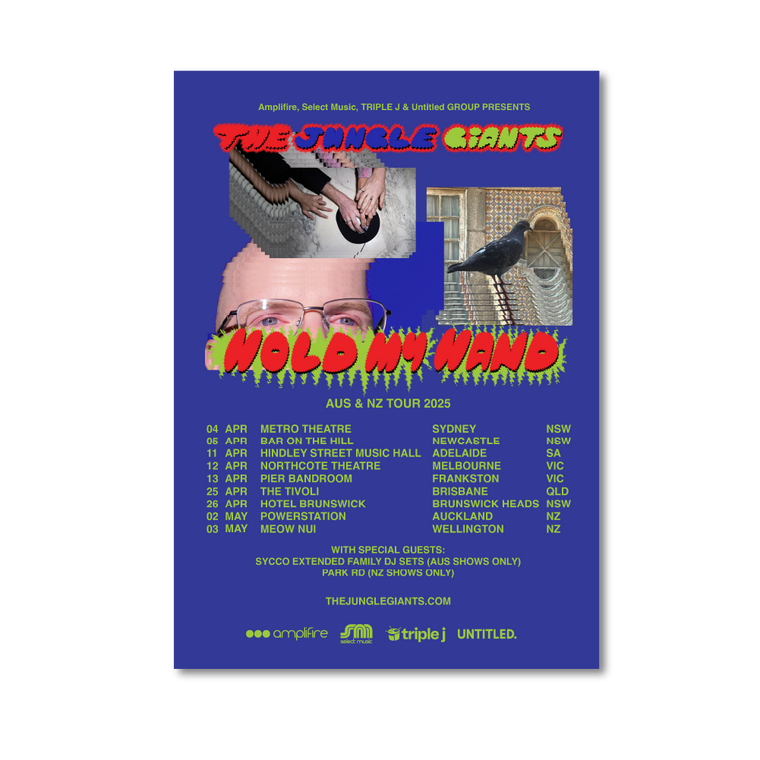 The Jungle Giants / Hold My Hand Tour Poster