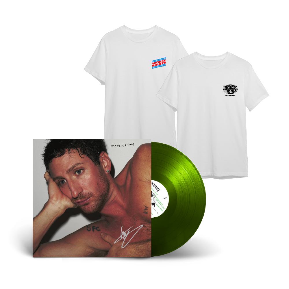 Kirin J Callinan / If I Could Sing Limited Edition Signed LP Slime Green Vinyl & T-Shirt Bundle