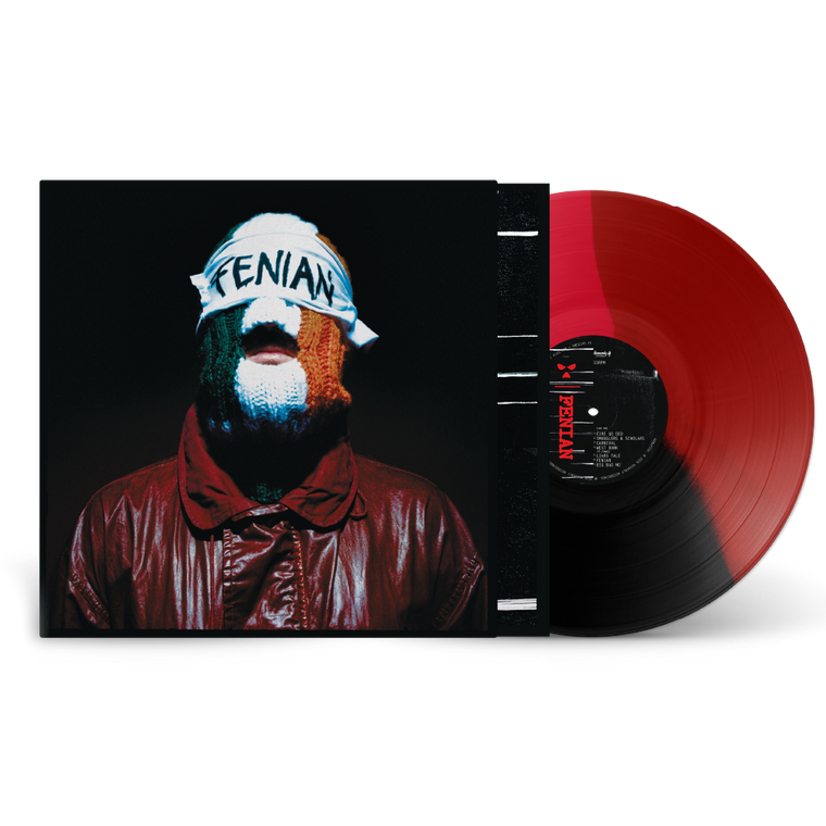 KNEECAP / FENIAN LP Red and Black Tri Colour Vinyl