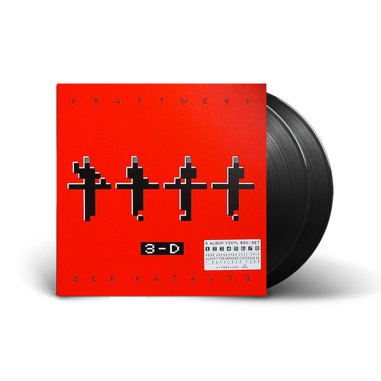 Kraftwerk / 3-D: 1 2 3 4 5 6 7 8 - English Version 2xLP Vinyl