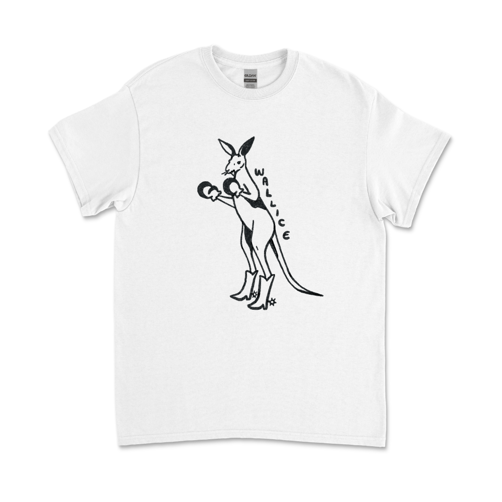 Wallice / Kangaroo White T-Shirt