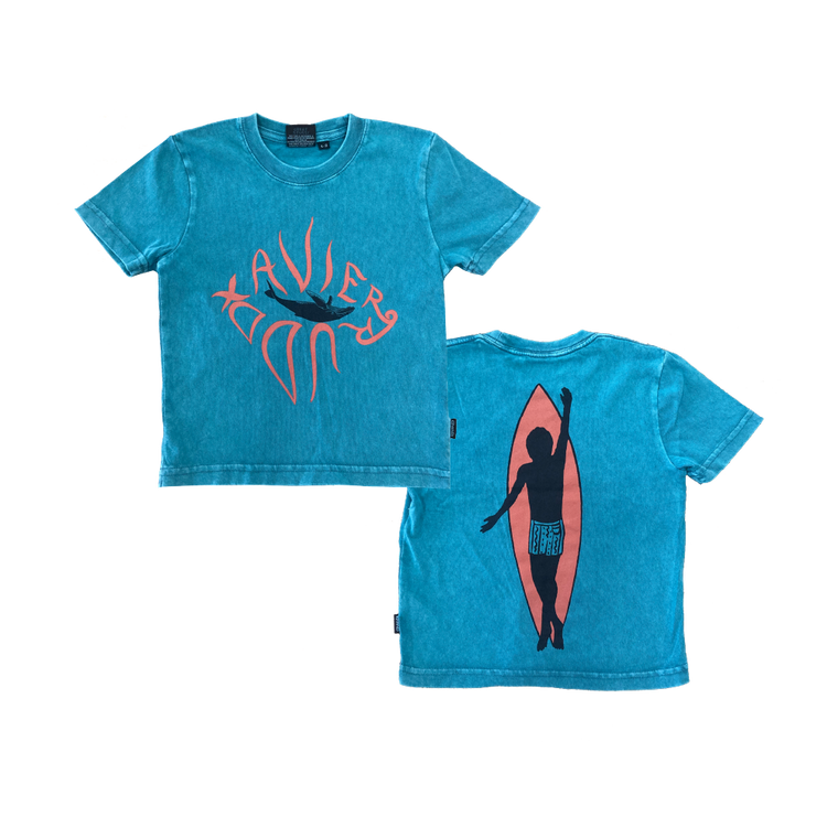 Xavier Rudd / Surfer Kids Teal Kids Tee