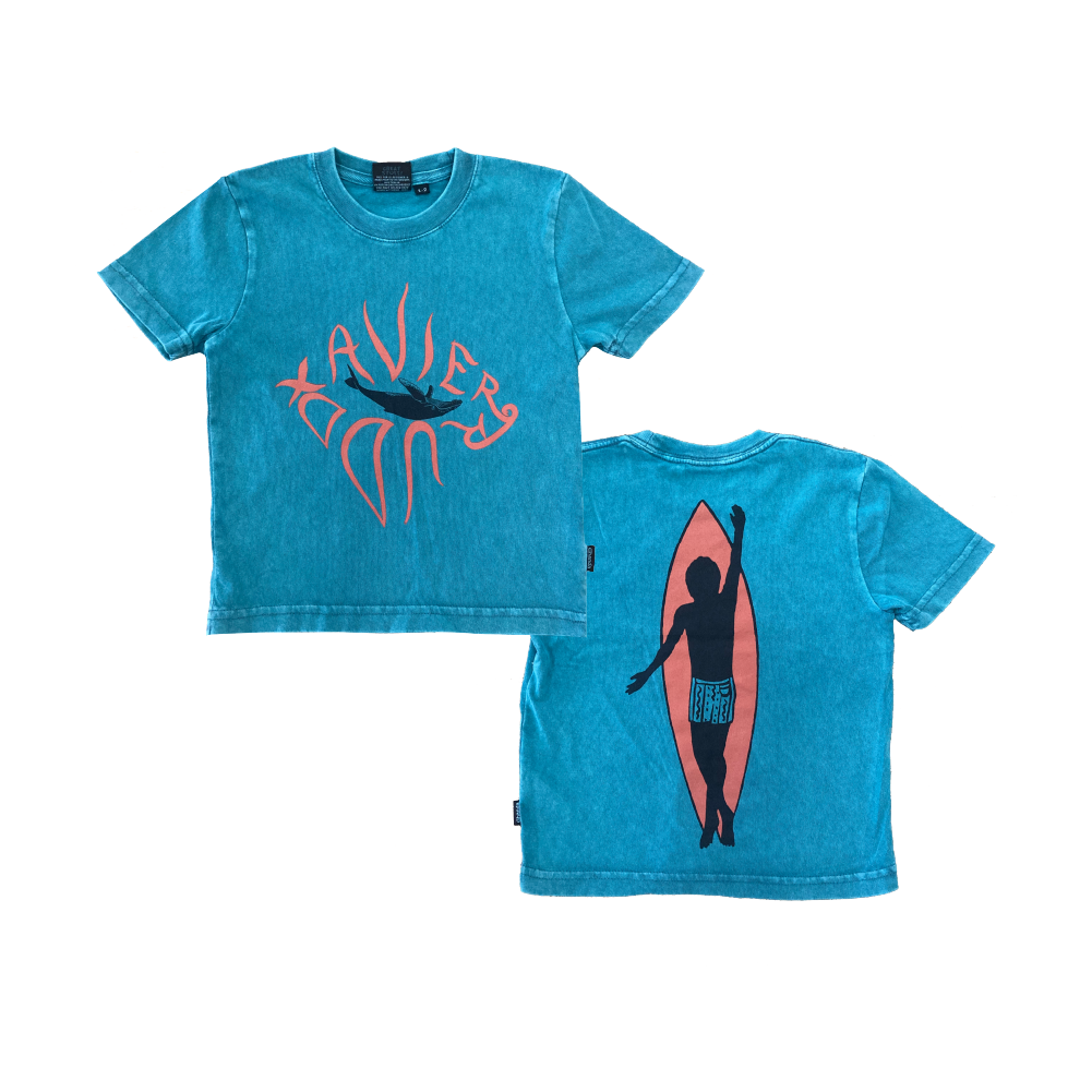 Xavier Rudd / Surfer Kids Teal Kids Tee