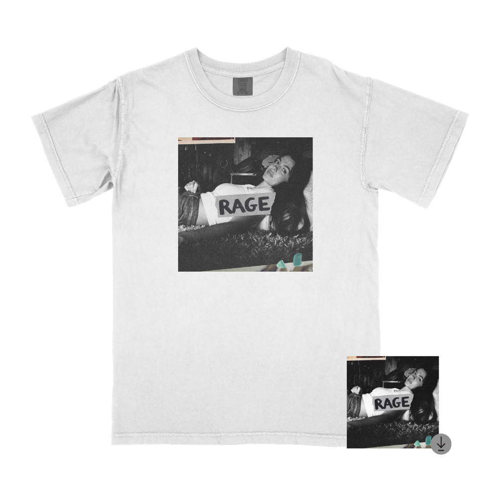 Kita Alexander / RAGE Album White T-Shirt & Digital Download ***PRE-ORDER***