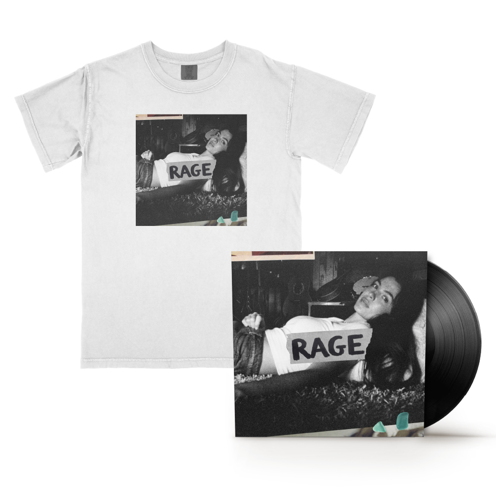 Kita Alexander / RAGE LP Black Vinyl, White T-Shirt & Signed Art Card ***PRE-ORDER***