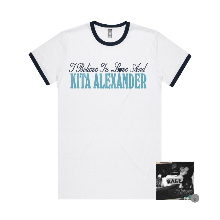 Kita Alexander / Kita's Angels White Ringer T-Shirt & Digital Download