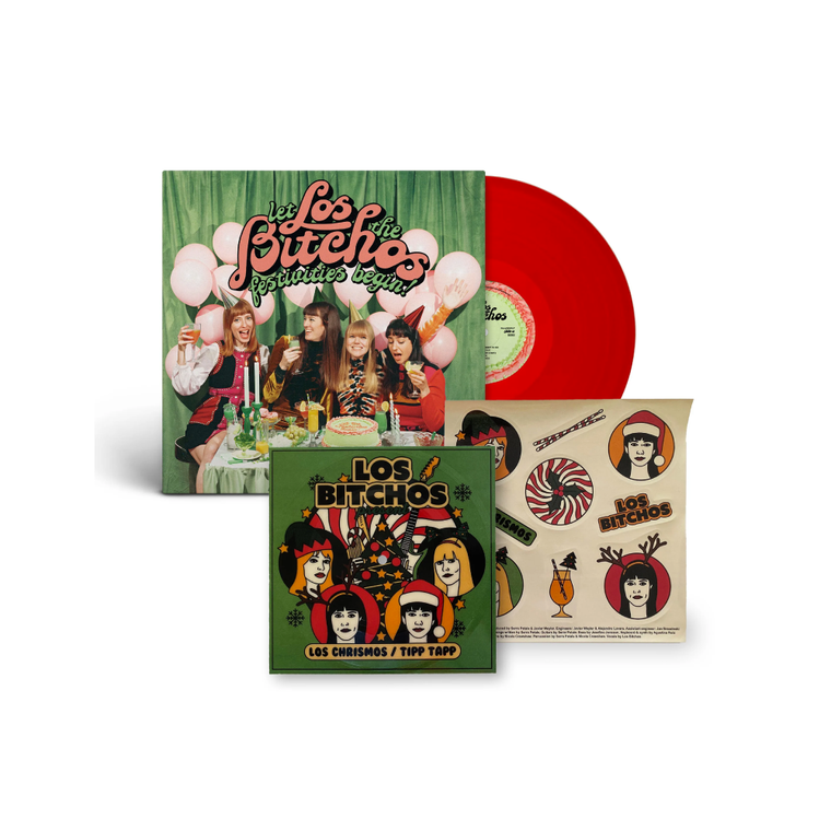 Los Bitchos / Let The Festivities Begin! LP Red Vinyl + Flexi Disc